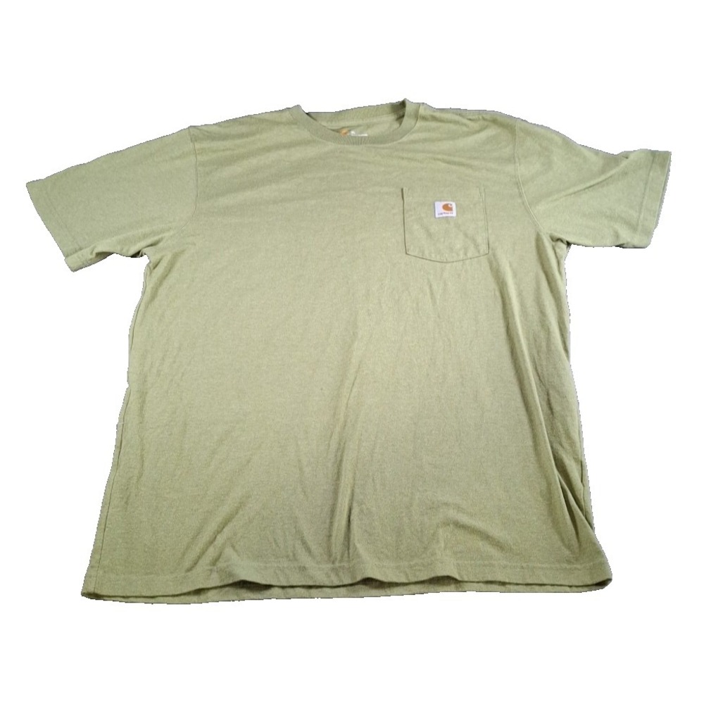 Carhartt Mens Pocket T Shirt Olive Drab Green XL